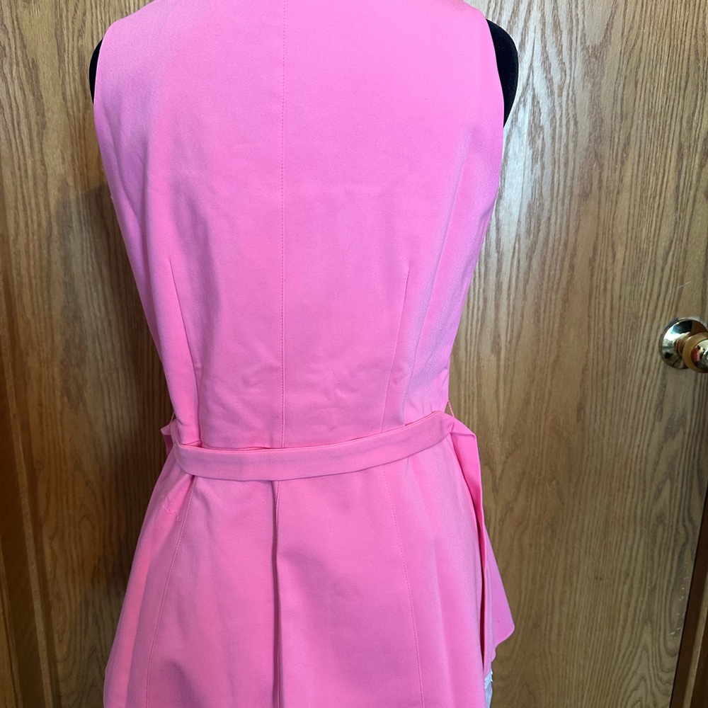 S'edge Pink Buttoned Vest - Picture 3 of 9